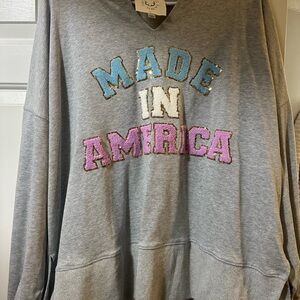 Fantastic Fawn Gray V-Neck Sweater